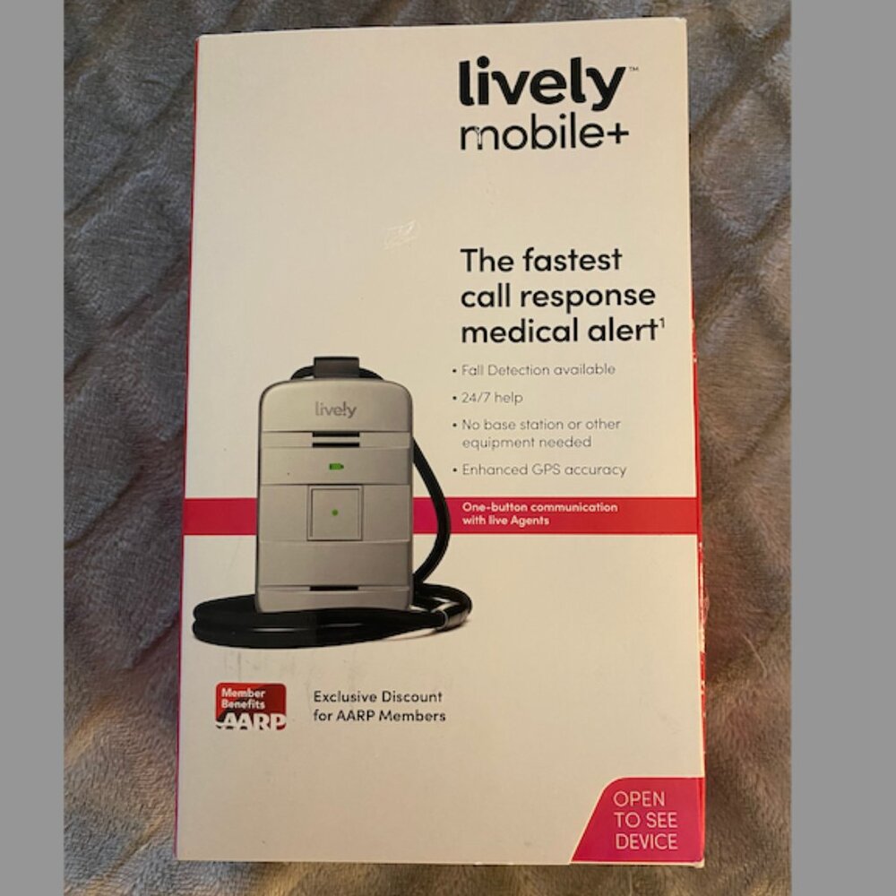 Lively Mobile Plus All-in-One Medical Alert Device new in box